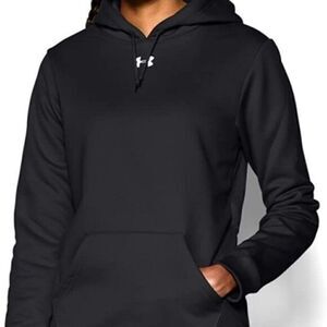 Under Armour Black Kangaroo Pocket Pull On Sweatshirt Hoodie Women's‎  Size S/M